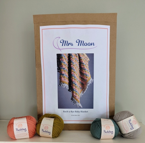 Rock a Bye Baby Blanket Gift Set Crochet