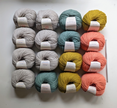 Rock a Bye Baby Blanket Gift Set Crochet