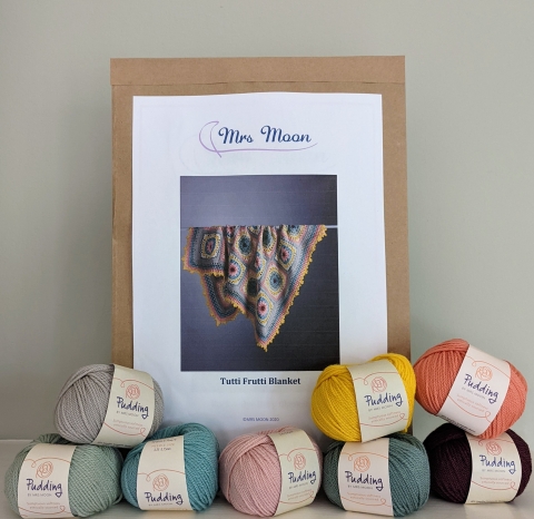 Tutti Frutti Baby Blanket Gift Set - Crochet