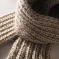 How to knit a rib scarf tutorial