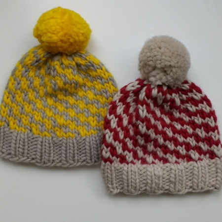 slip stitch hat using Plump Superchunky
